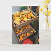 Carte Autumn Decor (Fleur jaune)