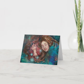 Carte "Autumn Fine art greeting card...