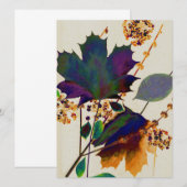 Carte Autumn Leaves (Devant / Derrière)