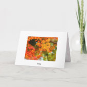 Carte Autumn Leaves (Dos)