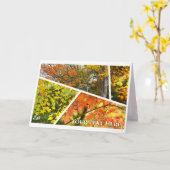 Carte Autumn Leaves (Fleur jaune)