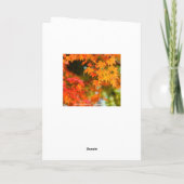 Carte Autumn Leaves [Greeting Card] (Dos)