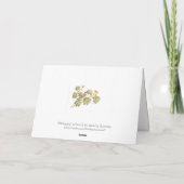 Carte Autumn Sparrow Blank Note Card Greeting Card (Dos)