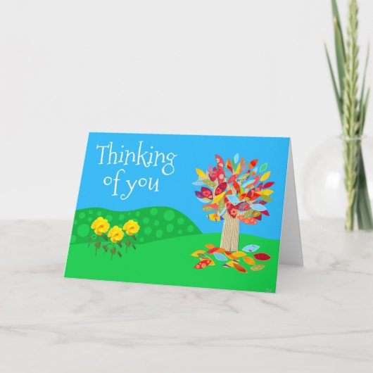 Carte Autumn Thinking of You card by Jo Images (Devant)