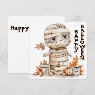 Carte Autumn Wrapped - Maman dans le Citrouille Patch