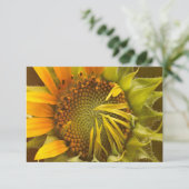 Carte Autumts Sunflower chauffante (Debout devant)
