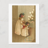 Carte aux bougies lumineuses (Devant)