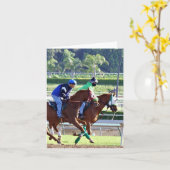 Carte Aux courses (Fleur jaune)