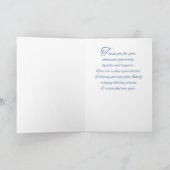 Carte Aux donateurs Vacances de paix avec les arbres À f (Intérieur)