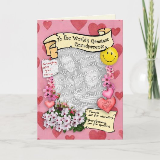 Carte Aux grands-parents du monde (Devant)