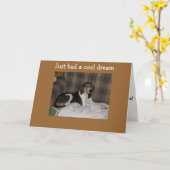 CARTE AVAIT UN RÊVE, TU AS 40 ANS ! PAS MOI ! (Fleur jaune)