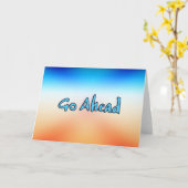 Carte Avancer (Fleur jaune)