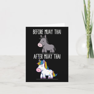 Carte Avant Après Muay Thai Unicorn Fighter Boxe