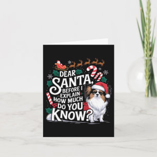 Carte Avant D'Expliquer Combien Vous Connaissez Xmas Pap
