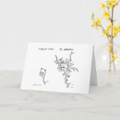 Carte Avant et après : Premier jour de l'école à la grad (Fleur jaune)