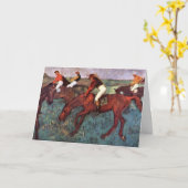 Carte Avant Le Début Formation Jockeis - Diplôme Peintur (Fleur jaune)