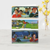 Carte Avant, pendant et après le pique-nique (Fleur jaune)