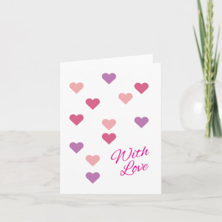 Carte Avec amour