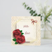 Carte Avec amour (Debout devant)