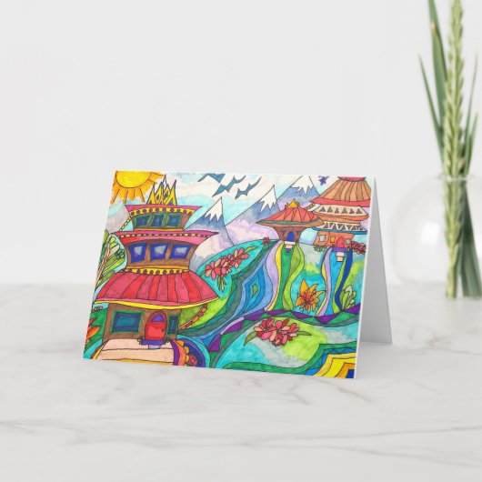 Carte Avec amour du Népal (Devant)