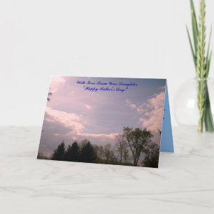 Carte Avec amour graisse heureuse de votre fille "…