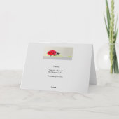 Carte avec aquarelle de Giant Ladybug! (Dos)