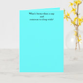 Carte Avec ce qu'il est meilleur qu'un andsomeone de (Fleur jaune)