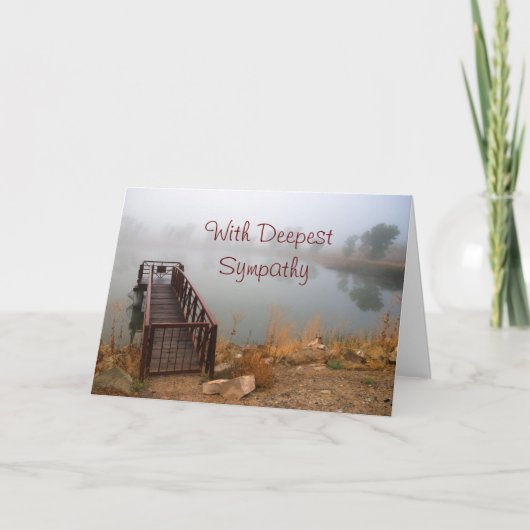 Carte Avec DeepestSympathy (Devant)