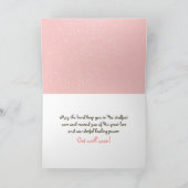 Carte Avec des prières pour votre récupération rapide (Intérieur)