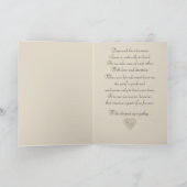 Carte Avec la perte de sympathie de votre chien (Intérieur)