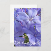 Carte "Avec la plus grande sympathie" (Devant / Derrière)