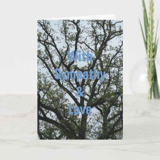 Carte Avec la sympathie et amour (Devant)