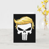 Carte Avec le soutien du président Trump emblématique (Fleur jaune)