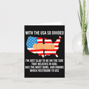 Carte Avec les États-Unis si divisés, je suis juste cont