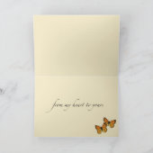 Carte Avec les pensées attentionnées (Intérieur)