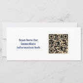 Carte « Avec nos compliments » Realtor Royal Blue  (Dos)