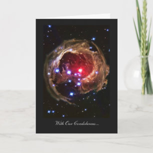 Carte Avec Nos Condoléances, Star Red Supergiante