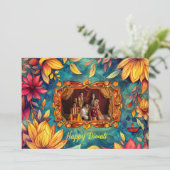 Carte Avec Photo Happy Diwali (Debout devant)