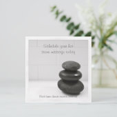 Carte avec Pierres d'équilibrage (Debout devant)