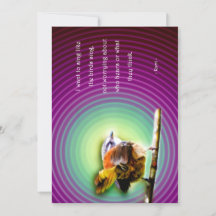 Carte avec poème Rumi