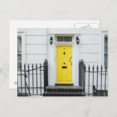 Carte avec porte jaune (Devant / Derrière)