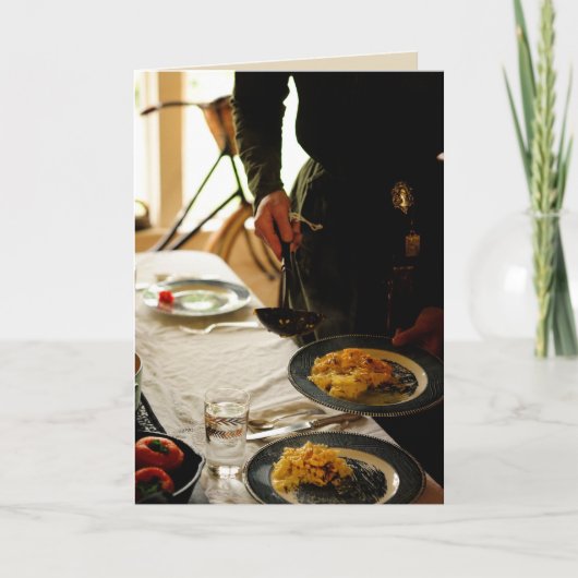 Carte avec recette (Devant)