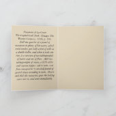 Carte avec recette (Intérieur)