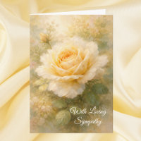 Avec sympathie aimante Rose jaune Prière chrétienn