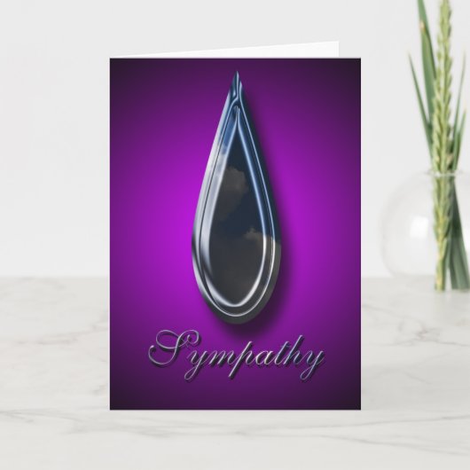 Carte Avec Sympathie En Temps De Perte (Devant)