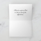 Carte Avec Sympathie Iris (Intérieur)