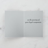 Carte Avec sympathie : Perte de votre Carlin (Intérieur)