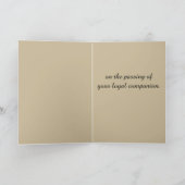 Carte Avec sympathie : Perte du pointeur allemand à chev (Intérieur)