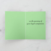 Carte Avec sympathie : Perte du pointeur allemand à chev (Intérieur)