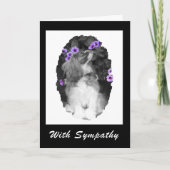 Carte Avec Sympathy Cavalier King Charles Card (Devant)